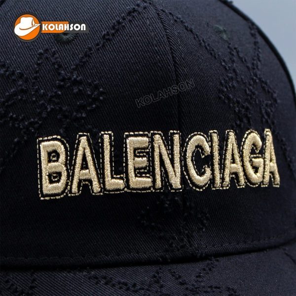 کلاه بیسبالی زاپدار طرح Balenciaga رنگ مشکی