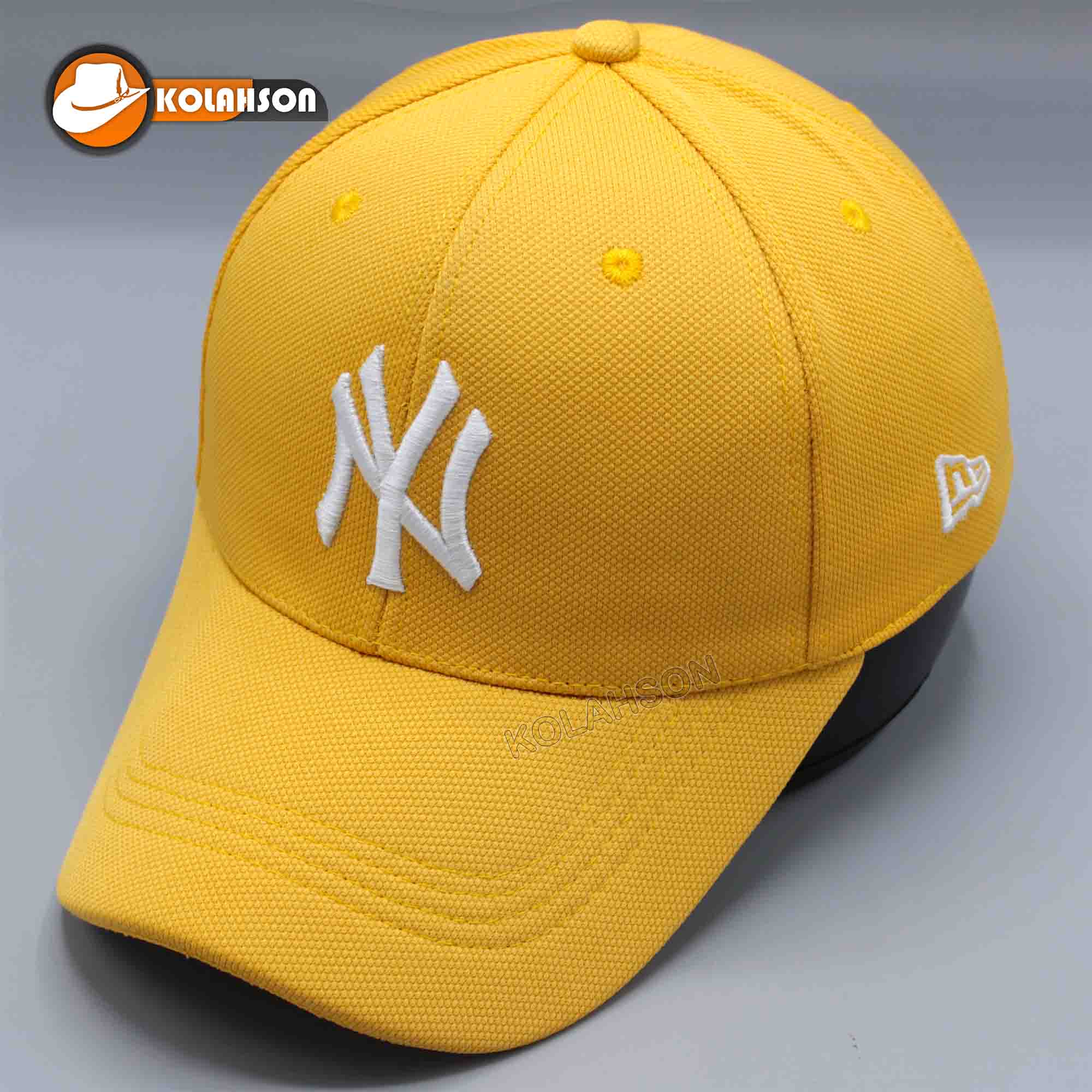 کلاه بیسبالی جودون طرح NY رنگ زرد