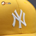 کلاه بیسبالی جودون طرح NY رنگ زرد