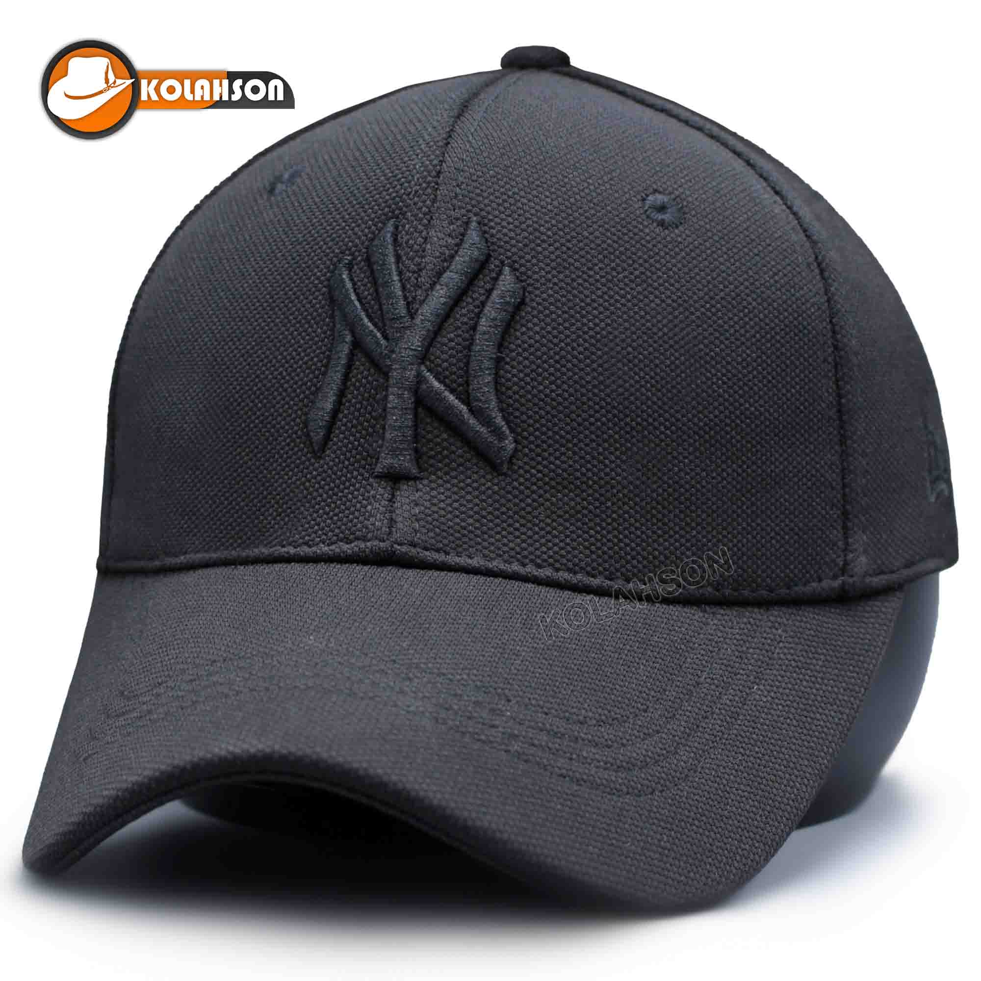 کلاه بزرگسال بیسبالی جودون طرح NY رنگ مشکی کد KBBJTNYRM001