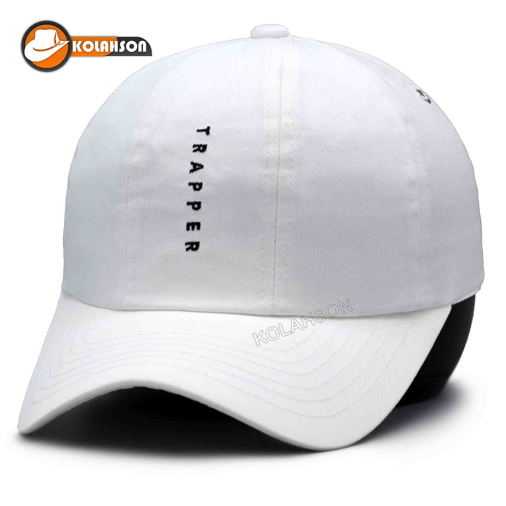 کلاه بزرگسال بیسبالی طرح Trapper رنگ سفید 8 ترکه کد KBBTTRS8T001