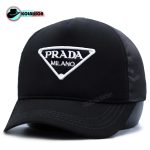 کلاه بیسبالی پشت توری طرح Prada D2