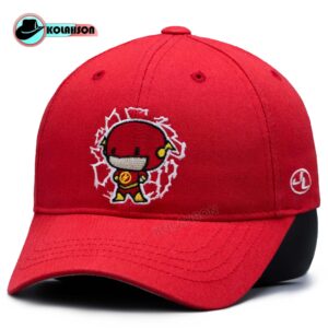 کلاه کودک اسپرت بیسبالی طرح Flash با رنگ های قرمز و آبی کد KKEBTFBRHGHVA002