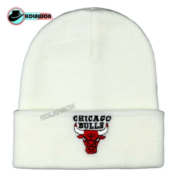 کلاه زمستانه بافت طرح Chicago Bulls